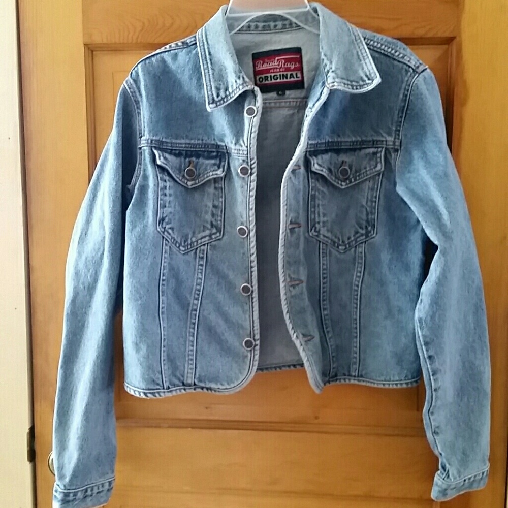Genuine Road Rags Jean Jacket sz L